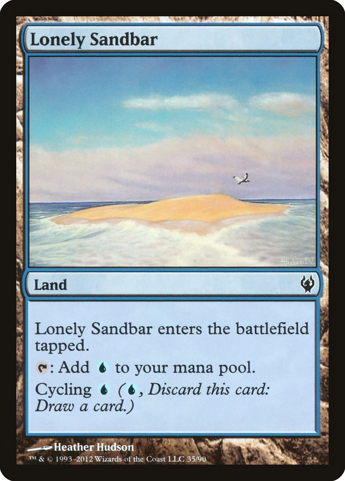 Lonely Sandbar [Duel Decks: Izzet vs. Golgari] | Anubis Games and Hobby