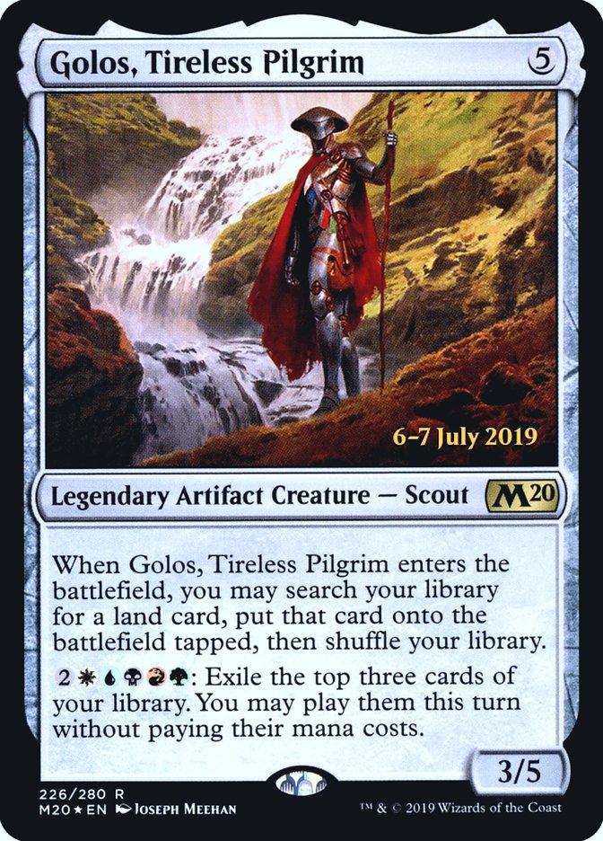 Golos, Tireless Pilgrim [Core Set 2020 Prerelease Promos] | Anubis Games and Hobby