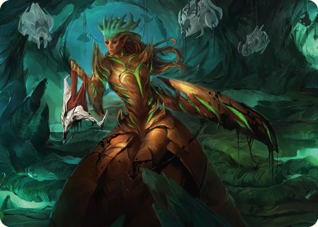 Glissa Sunslayer Art Card [Phyrexia: All Will Be One Art Series] | Anubis Games and Hobby