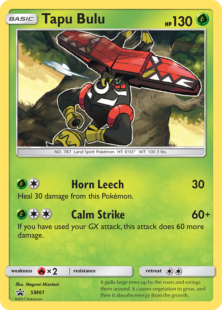 Tapu Bulu (SM61) [Sun & Moon: Black Star Promos] | Anubis Games and Hobby