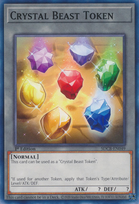 Crystal Beast Token [SDCB-EN049] Common | Anubis Games and Hobby