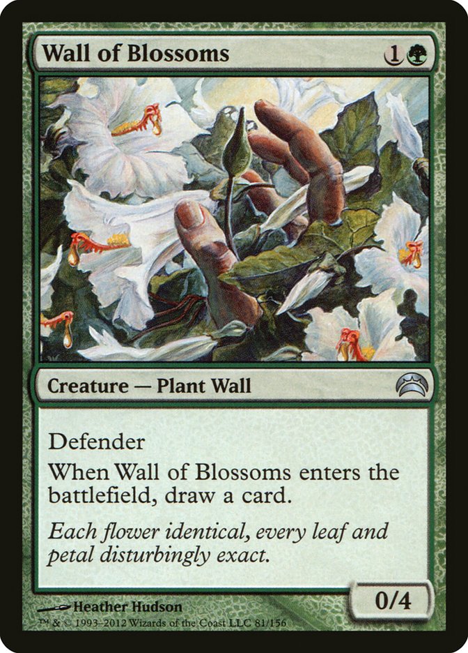 Wall of Blossoms [Planechase 2012] | Anubis Games and Hobby