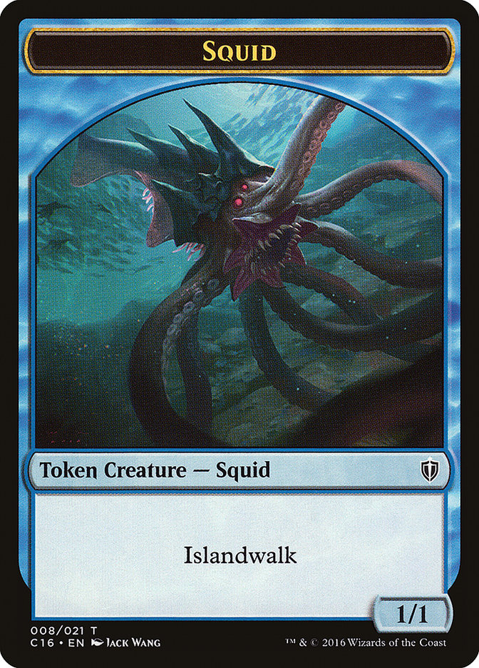 Squid Token [Commander 2016 Tokens] | Anubis Games and Hobby