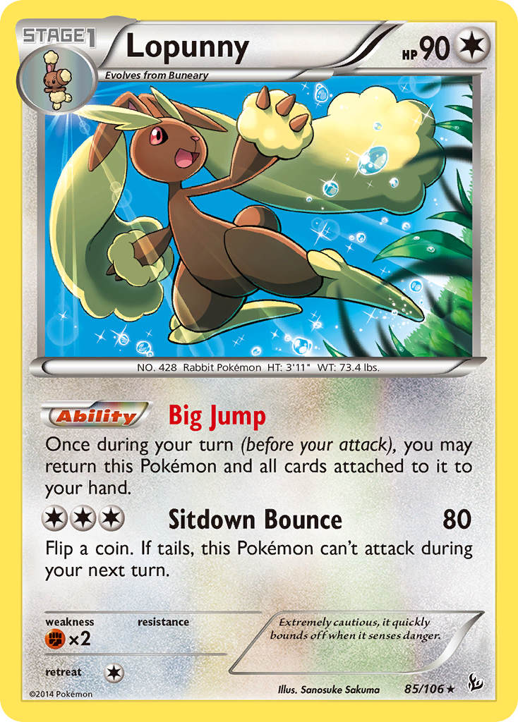 Lopunny (85/106) [XY: Flashfire] | Anubis Games and Hobby