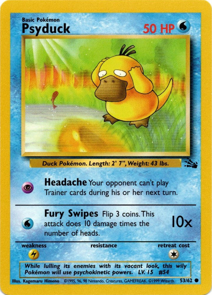 Psyduck (53/62) [Fossil Unlimited] | Anubis Games and Hobby