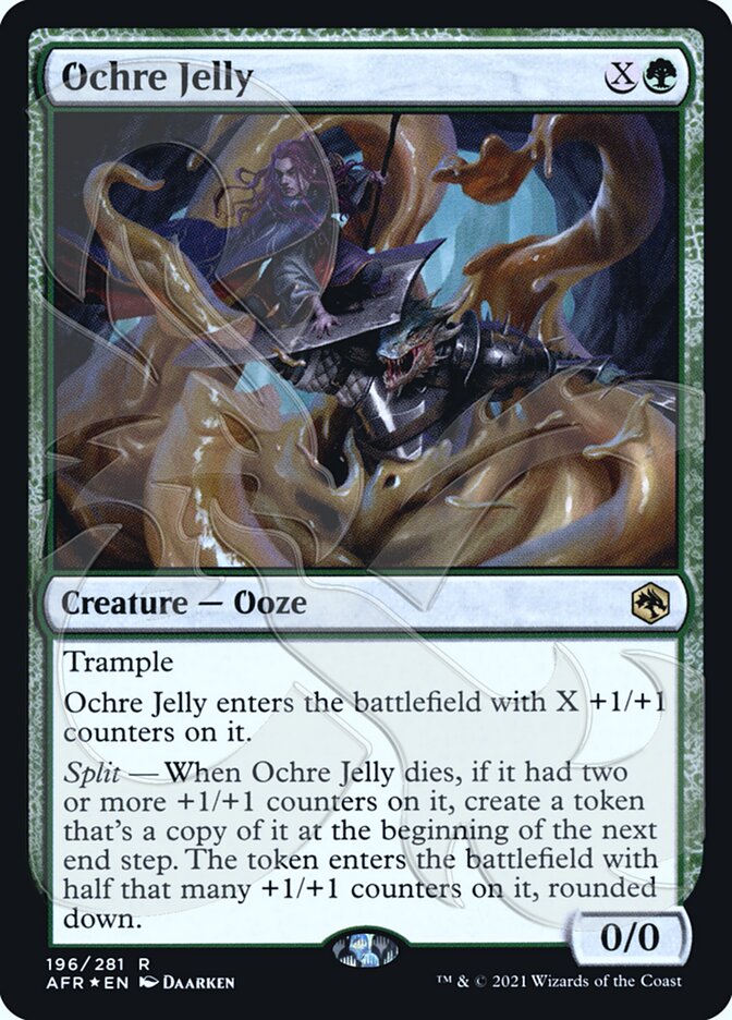 Ochre Jelly (Ampersand Promo) [Dungeons & Dragons: Adventures in the Forgotten Realms Promos] | Anubis Games and Hobby