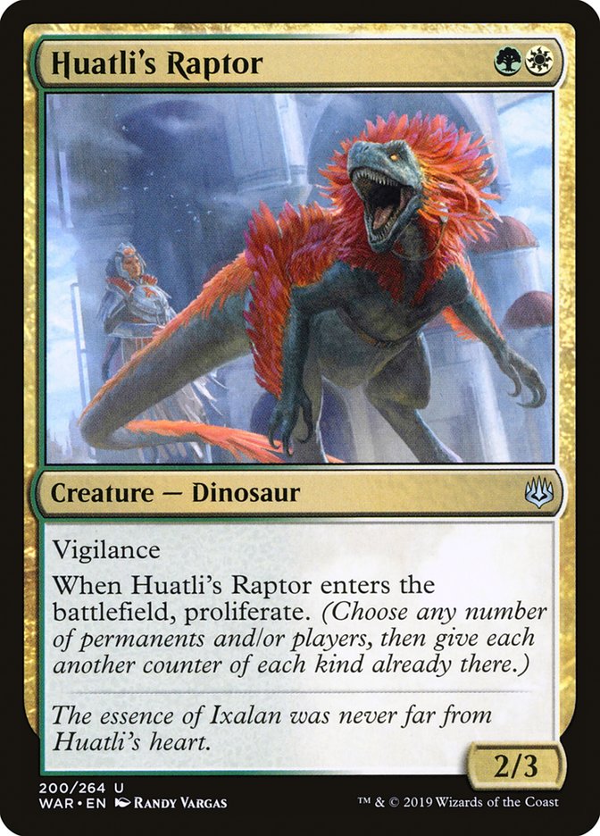 Huatli's Raptor [War of the Spark] | Anubis Games and Hobby