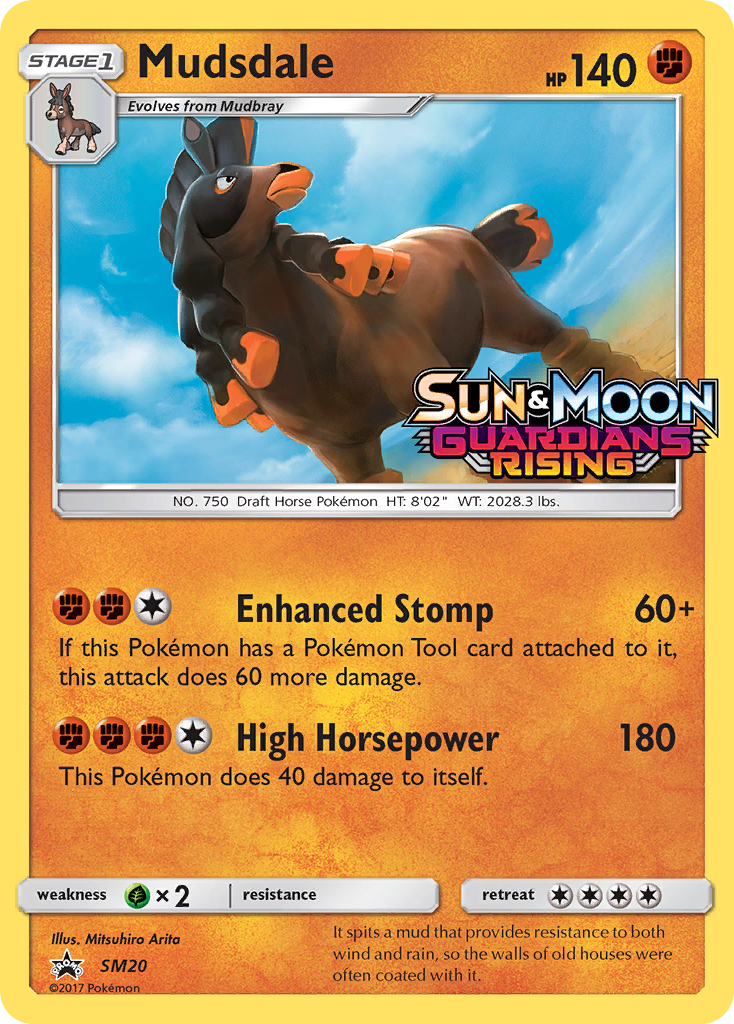 Mudsdale (SM20) [Sun & Moon: Black Star Promos] | Anubis Games and Hobby