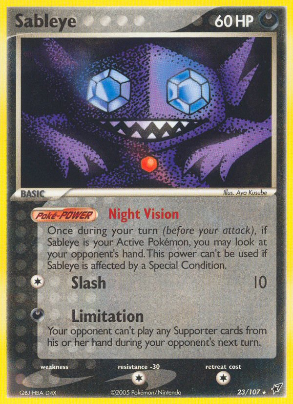 Sableye (23/107) [EX: Deoxys] | Anubis Games and Hobby