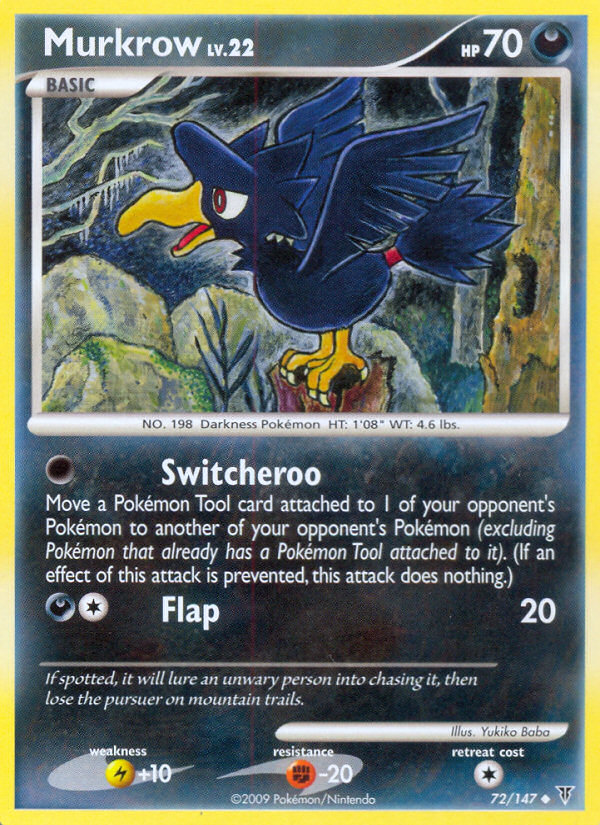 Murkrow (72/147) [Platinum: Supreme Victors] | Anubis Games and Hobby