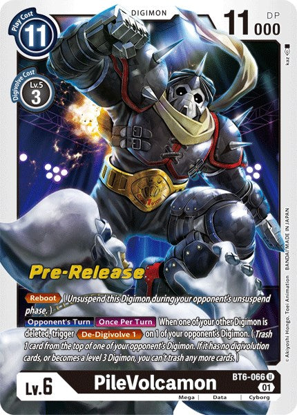 PileVolcamon [BT6-066] [Double Diamond Pre-Release Cards] | Anubis Games and Hobby