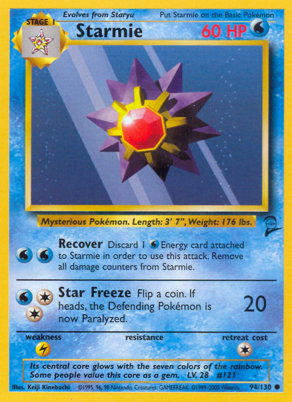 Starmie (94/130) [Base Set 2] | Anubis Games and Hobby