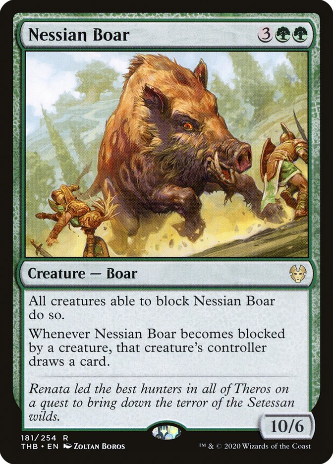 Nessian Boar [Theros Beyond Death] | Anubis Games and Hobby