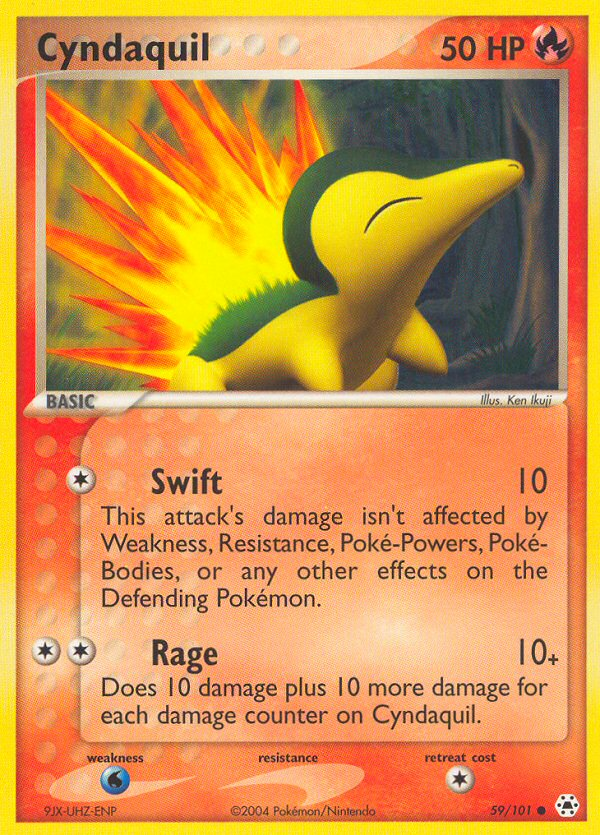 Cyndaquil (59/101) [EX: Hidden Legends] | Anubis Games and Hobby