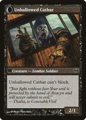 Loyal Cathar // Unhallowed Cathar [Dark Ascension] | Anubis Games and Hobby