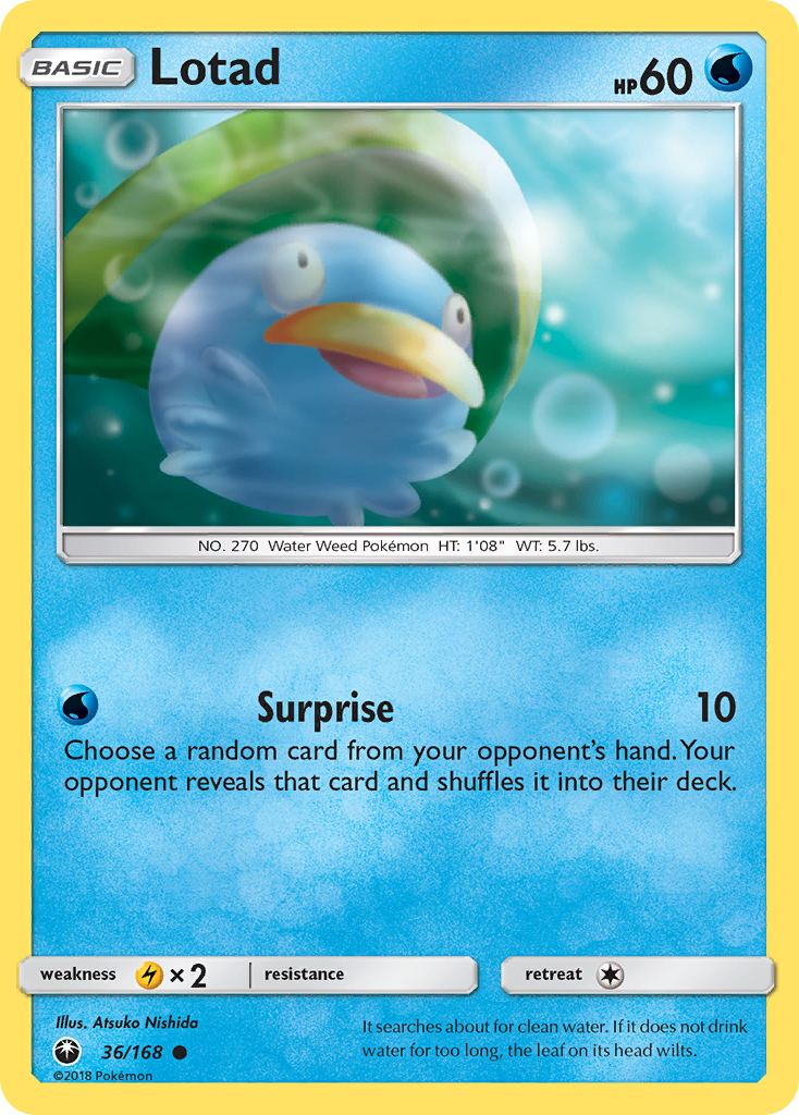 Lotad (36/168) [Sun & Moon: Celestial Storm] | Anubis Games and Hobby