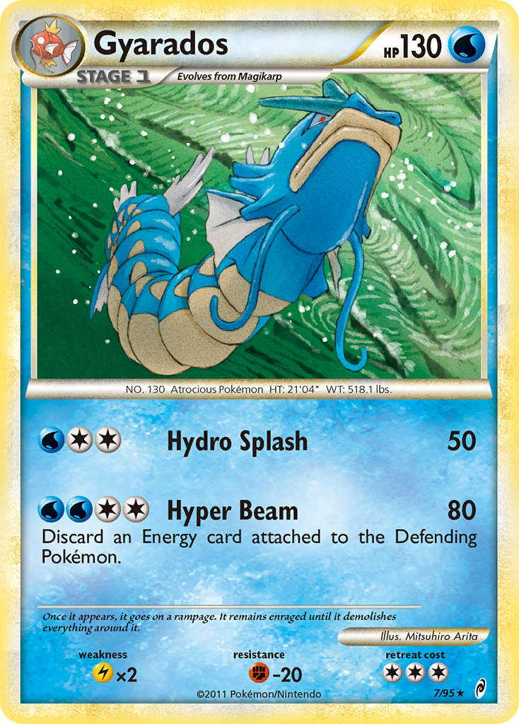 Gyarados (7/95) [HeartGold & SoulSilver: Call of Legends] | Anubis Games and Hobby