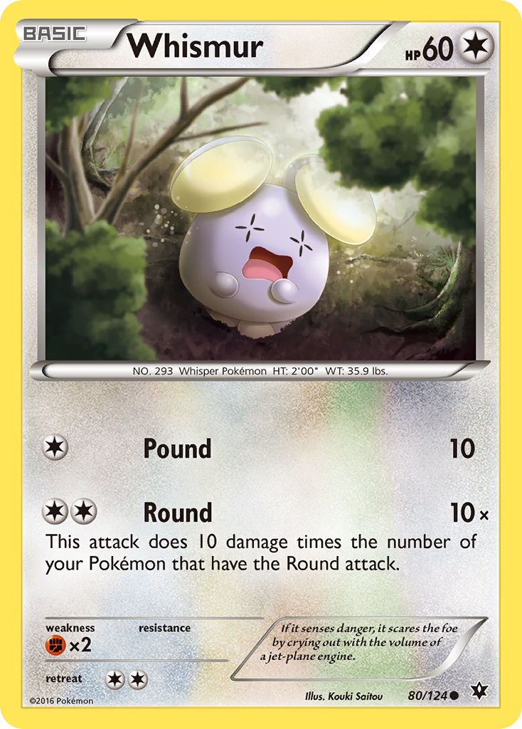 Whismur (80/124) [XY: Fates Collide] | Anubis Games and Hobby