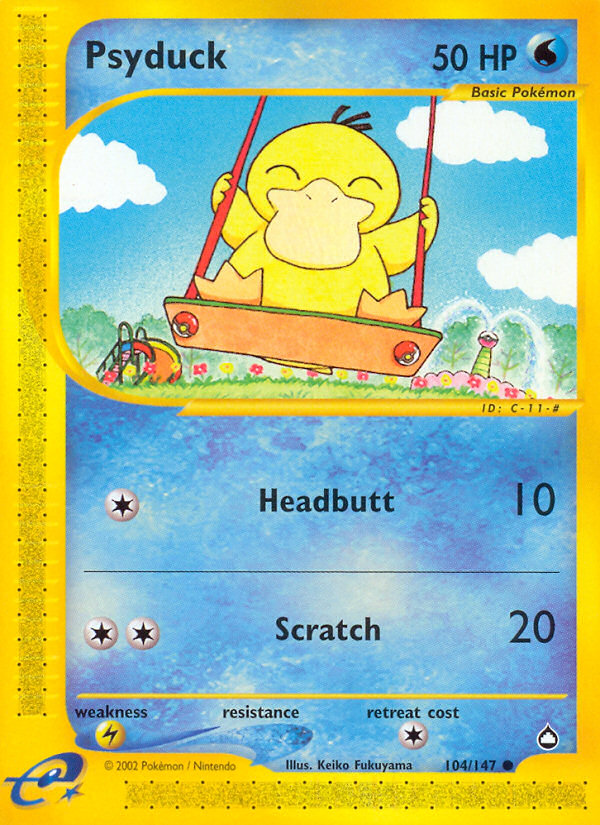 Psyduck (104/147) [Aquapolis] | Anubis Games and Hobby