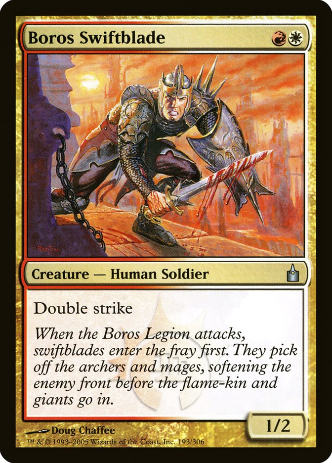 Boros Swiftblade [Ravnica: City of Guilds] | Anubis Games and Hobby