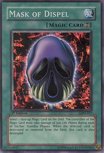 Mask of Dispel [LON-017] Super Rare | Anubis Games and Hobby