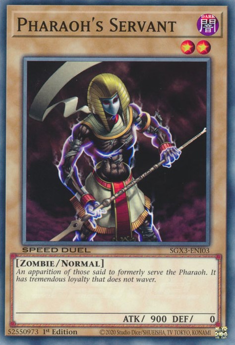 Pharaoh's Servant [SGX3-ENI03] Common | Anubis Games and Hobby