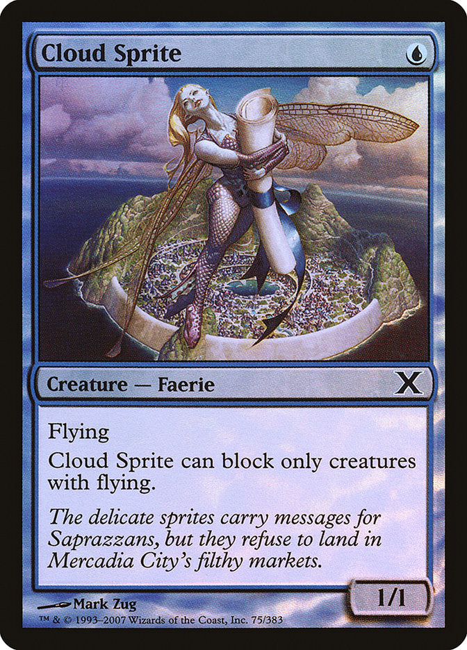 Cloud Sprite (Premium Foil) [Tenth Edition] | Anubis Games and Hobby