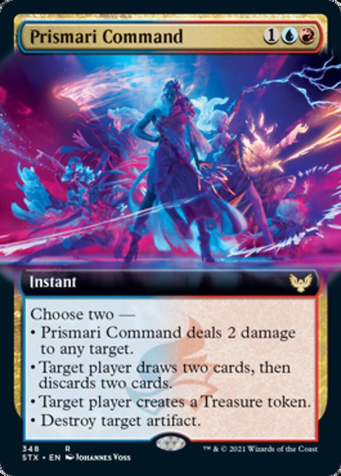 Prismari Command (Extended Art) [Strixhaven: School of Mages] | Anubis Games and Hobby