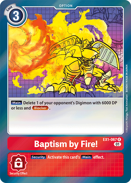 Baptism by Fire! [EX1-067] [Classic Collection] | Anubis Games and Hobby