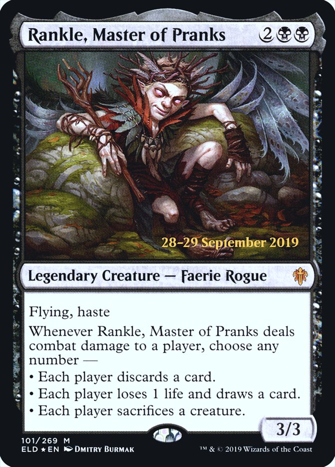 Rankle, Master of Pranks [Throne of Eldraine Prerelease Promos] | Anubis Games and Hobby