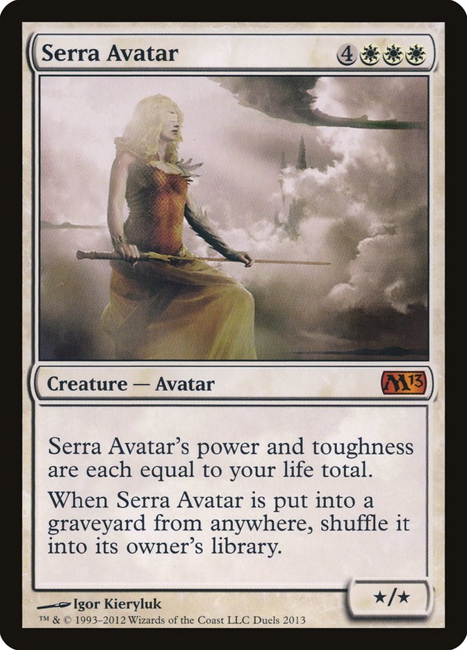 Serra Avatar (Duels of the Planeswalkers Promos) [Duels of the Planeswalkers Promos 2012] | Anubis Games and Hobby