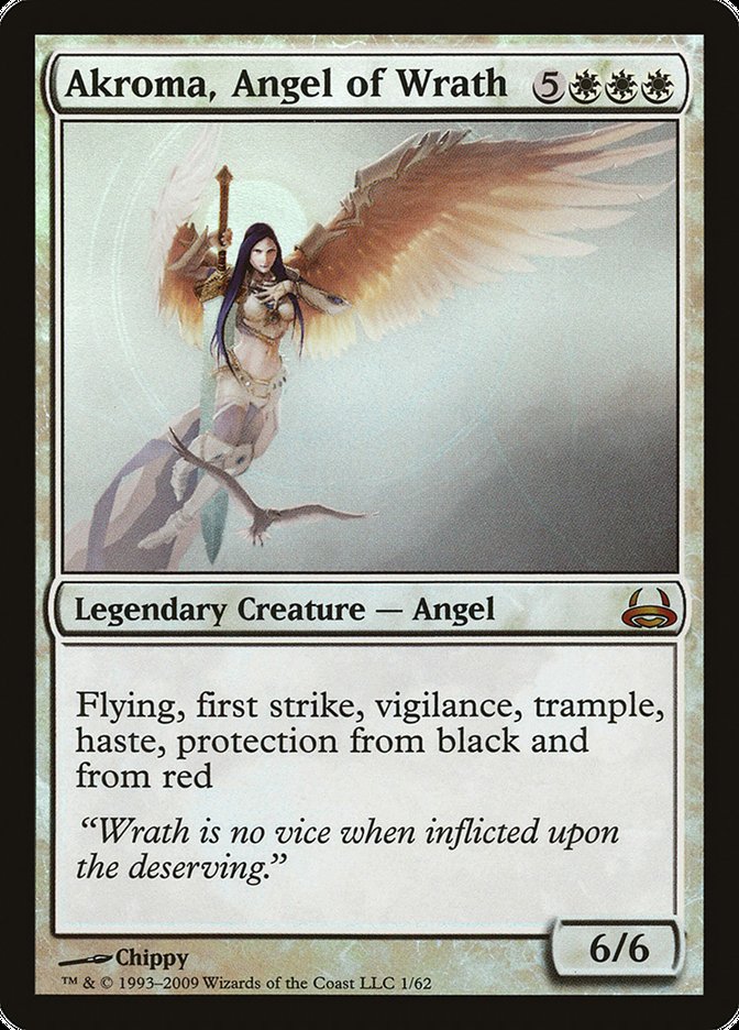 Akroma, Angel of Wrath [Duel Decks: Divine vs. Demonic] | Anubis Games and Hobby