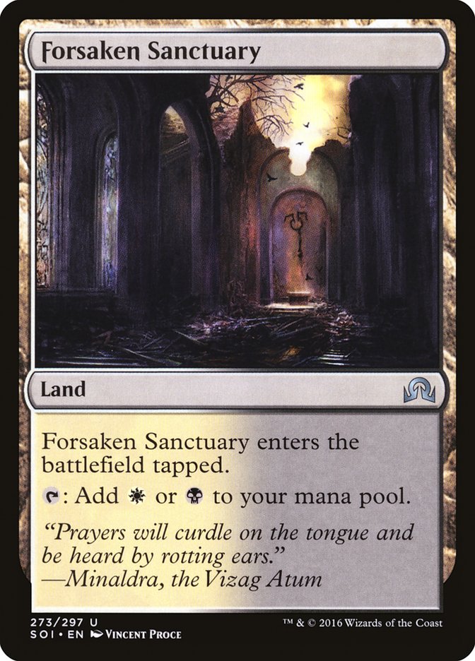 Forsaken Sanctuary [Shadows over Innistrad] | Anubis Games and Hobby