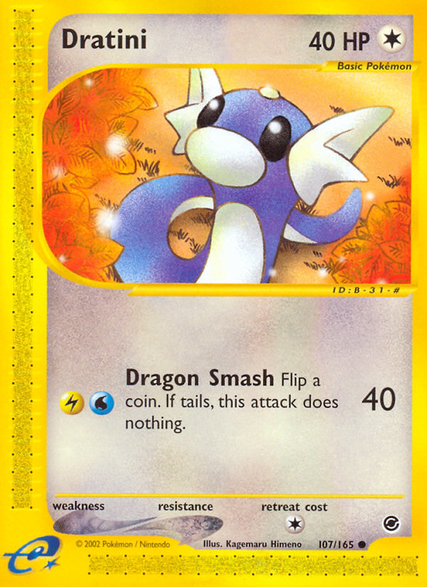 Dratini (107/165) [Expedition: Base Set] | Anubis Games and Hobby