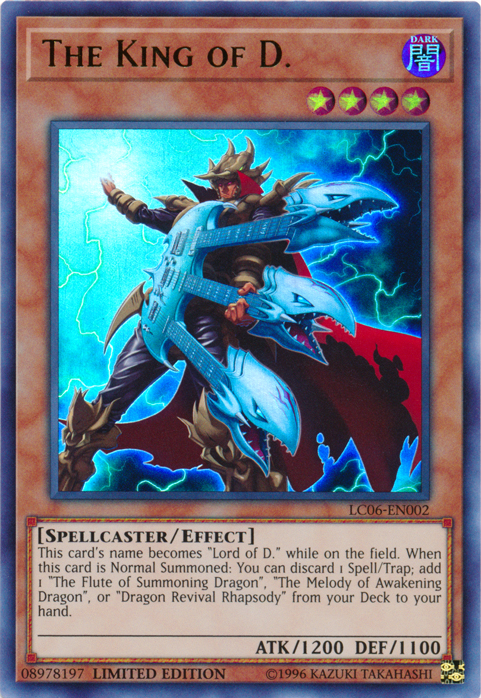 The King of D. - LC06-EN002 [LC06-EN002] Ultra Rare | Anubis Games and Hobby