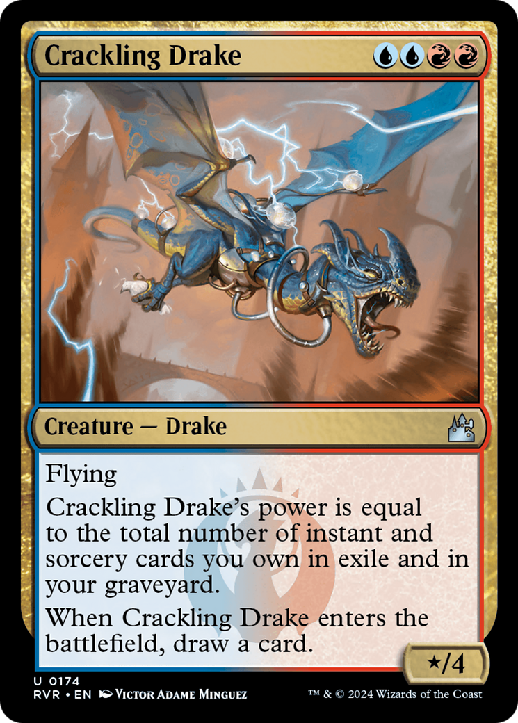 Crackling Drake [Ravnica Remastered] | Anubis Games and Hobby