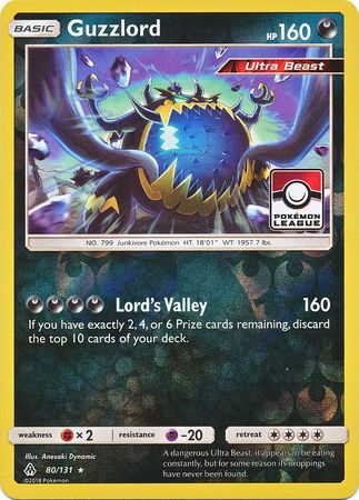 Guzzlord (80/131) (League Promo) [Sun & Moon: Forbidden Light] | Anubis Games and Hobby