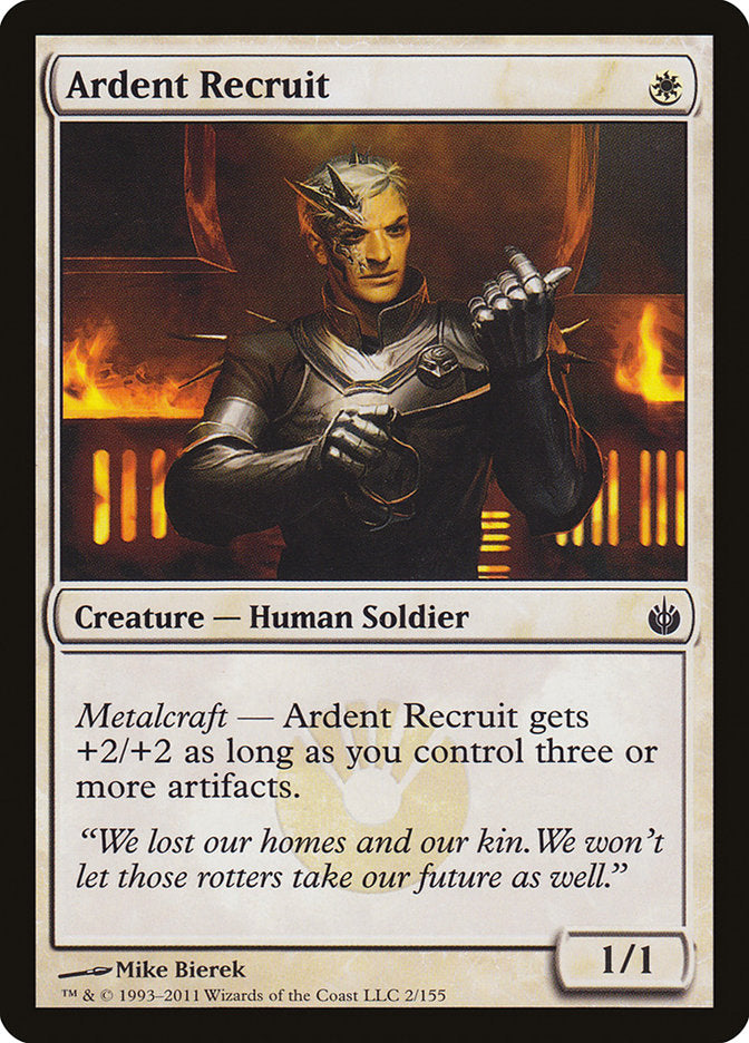 Ardent Recruit [Mirrodin Besieged] | Anubis Games and Hobby