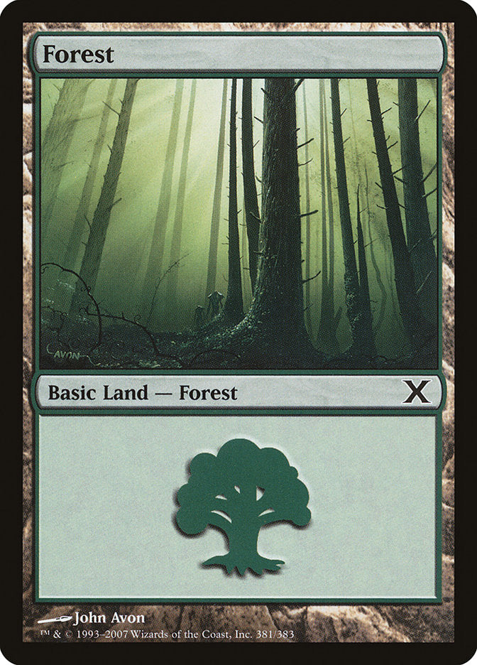 Forest (381) [Tenth Edition] | Anubis Games and Hobby