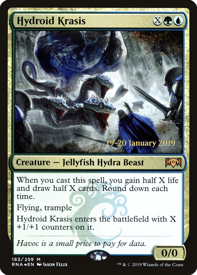 Hydroid Krasis [Ravnica Allegiance Prerelease Promos] | Anubis Games and Hobby