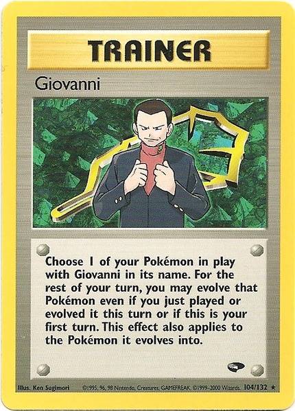 Giovanni (104/132) [Gym Challenge Unlimited] | Anubis Games and Hobby