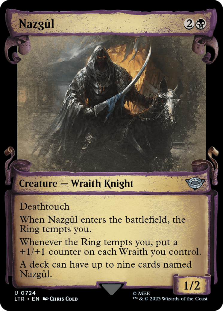 Nazgul (0724) [The Lord of the Rings: Tales of Middle-Earth Showcase Scrolls] | Anubis Games and Hobby