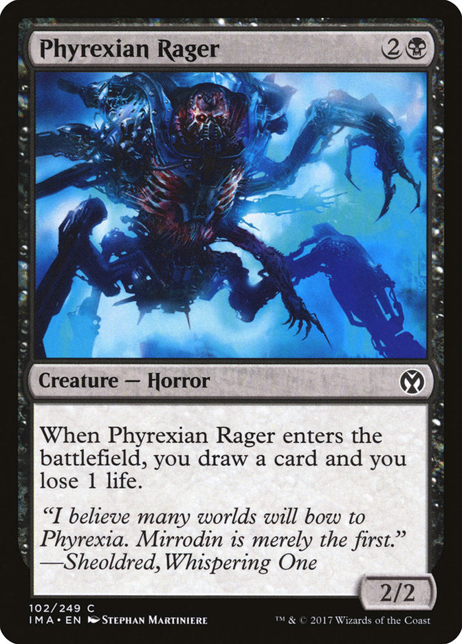 Phyrexian Rager [Iconic Masters] | Anubis Games and Hobby