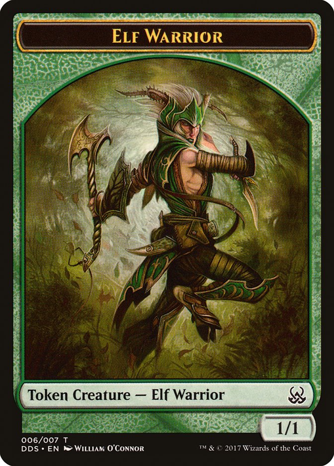 Elf Warrior Token [Duel Decks: Mind vs. Might Tokens] | Anubis Games and Hobby