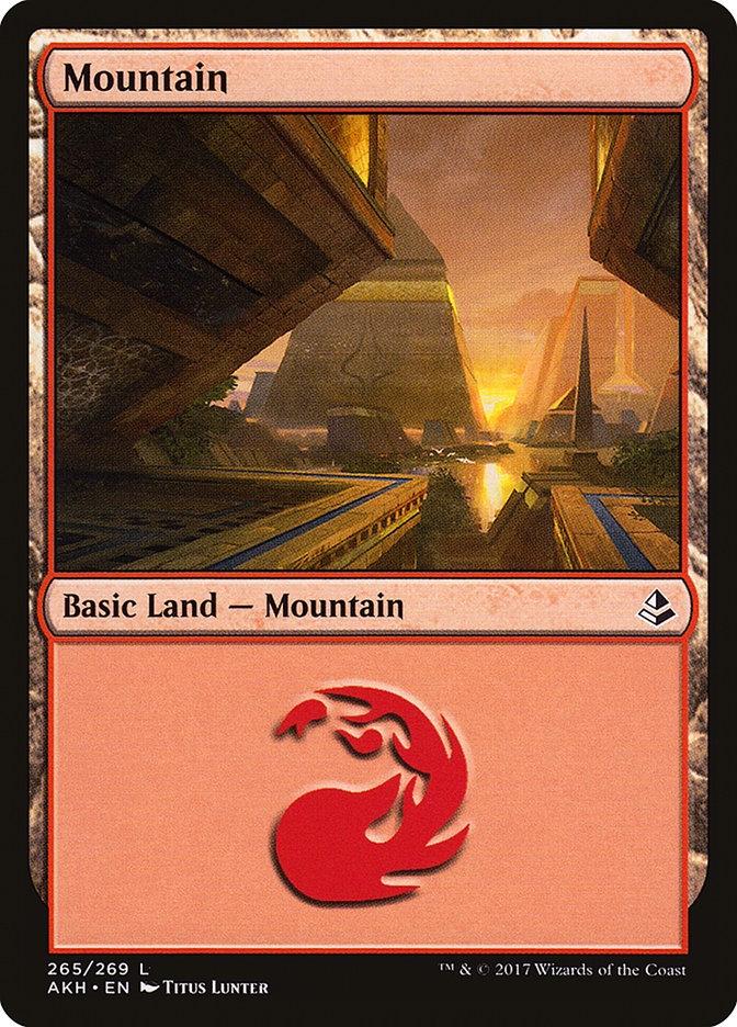 Mountain (265) [Amonkhet] | Anubis Games and Hobby