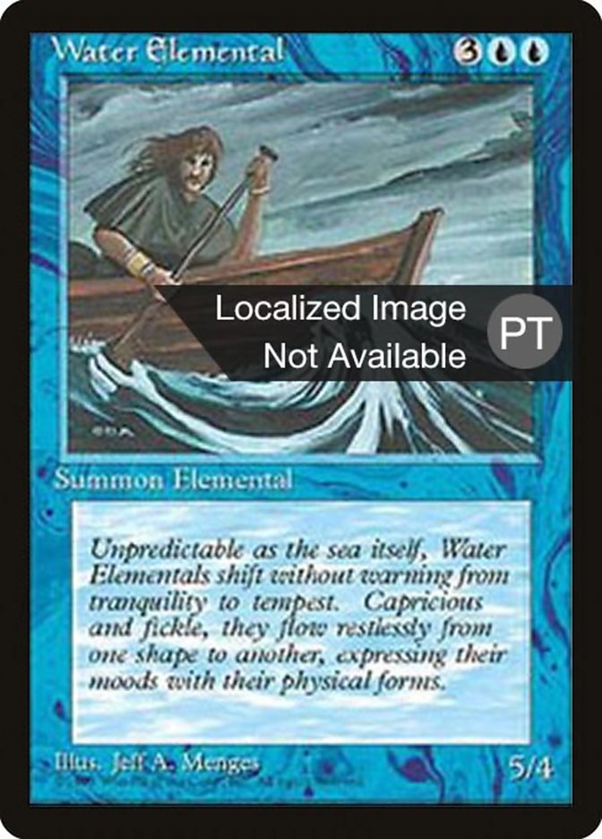 Water Elemental [Fourth Edition (Foreign Black Border)] | Anubis Games and Hobby