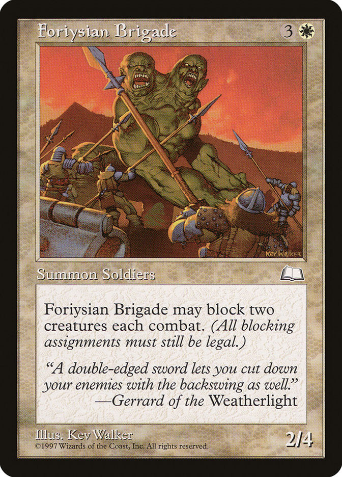 Foriysian Brigade [Weatherlight] | Anubis Games and Hobby