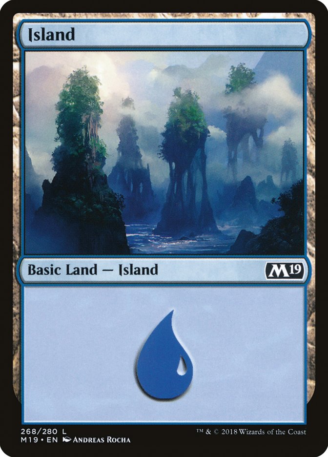 Island (268) [Core Set 2019] | Anubis Games and Hobby