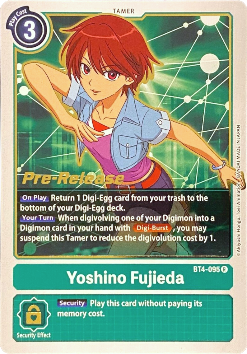 Yoshino Fujieda [BT4-095] [Great Legend Pre-Release Promos] | Anubis Games and Hobby