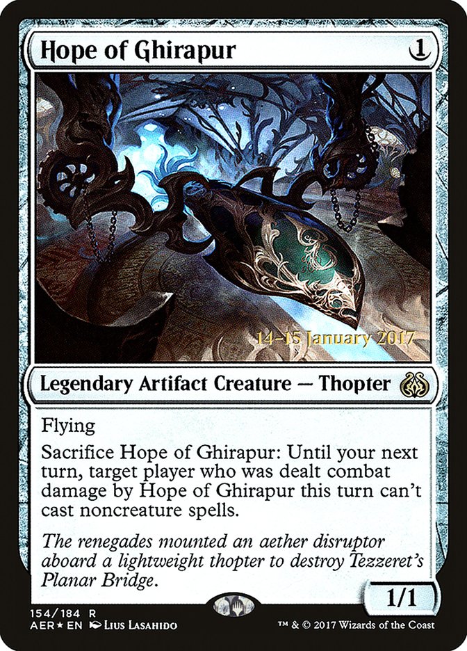 Hope of Ghirapur [Aether Revolt Prerelease Promos] | Anubis Games and Hobby